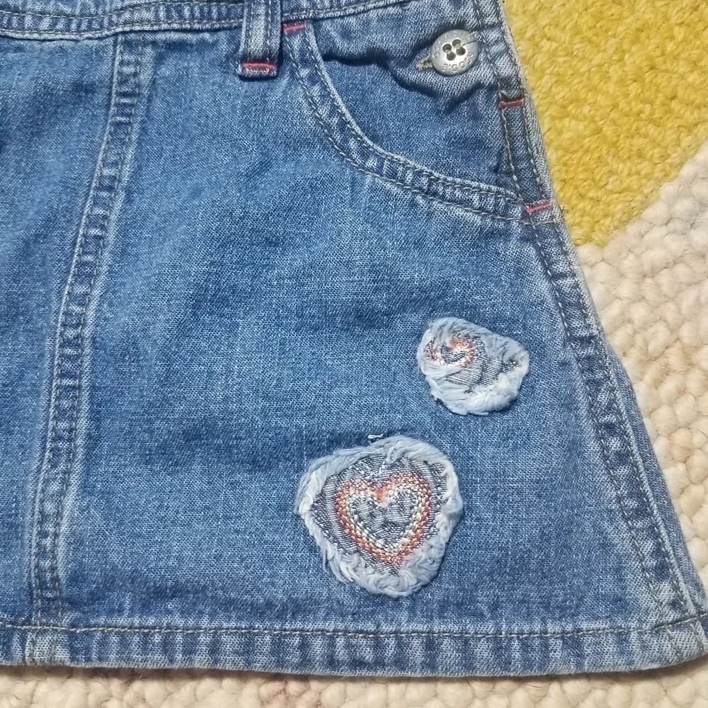 OshKosh Dressall Skirtall Heart Overals